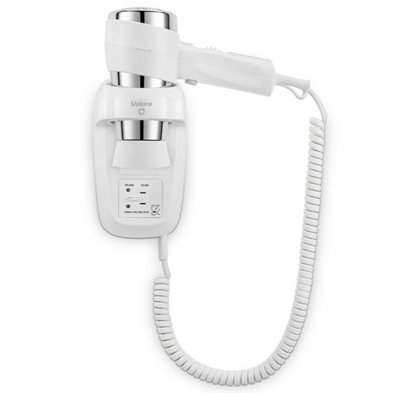 Фен для волос настенный Valera Hospitality Action Super Plus 1600 Shaver (542.06/044.05 white)