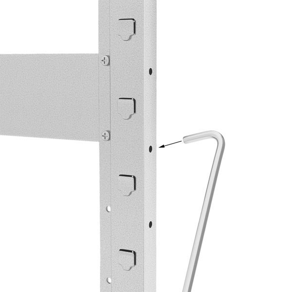 Стеллаж Klesto SE184-410 4 полки 1040х400х1800