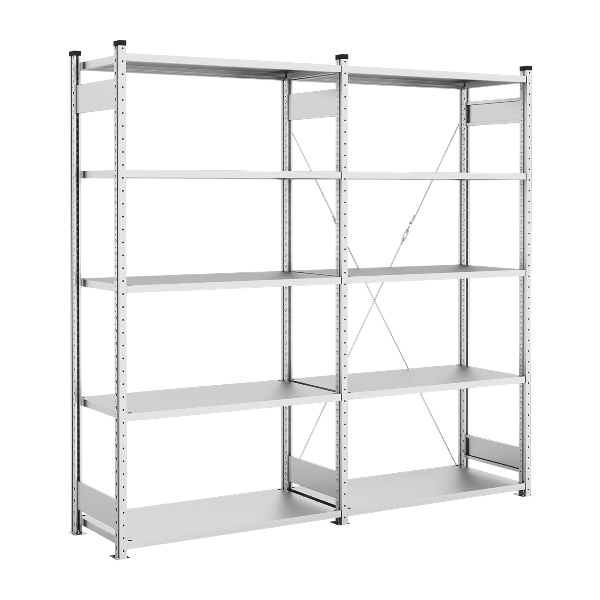 Стеллаж Klesto МE255-412 5 полок 1330х400х2500