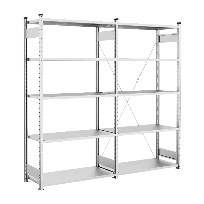 Стеллаж Klesto НE256-612 6 полок 1330х600х2500