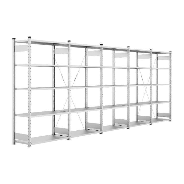Стеллаж Klesto НE256-612 6 полок 1330х600х2500