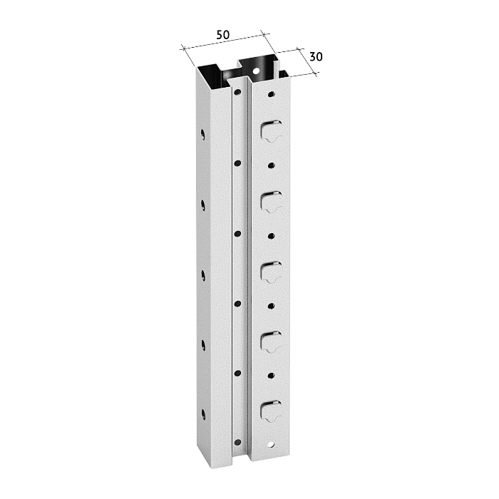 Стеллаж Klesto НE256-612 6 полок 1330х600х2500