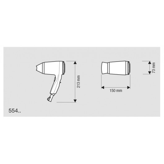Фен для волос Valera Hospitality Executive 1200 Push (554.02)