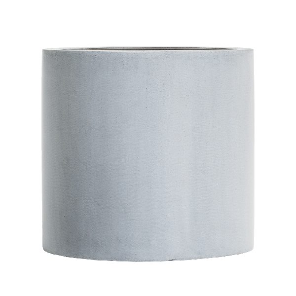 Кашпо TREEZ Effectory Beton Цилиндр Серый ледник в-40 см, д-41 см