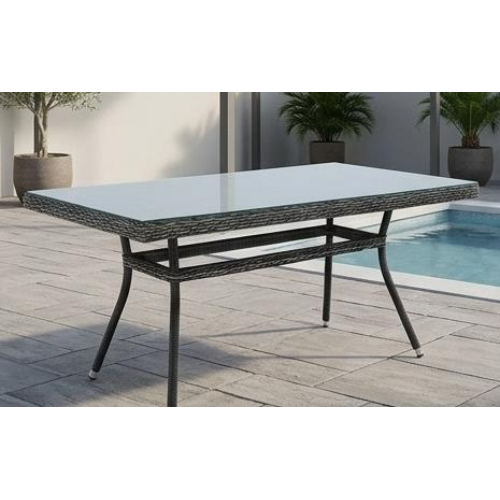 Плетеный обеденный стол 4-х местный