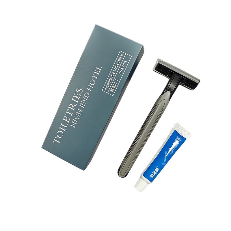 Бритвенный набор TOILETRIES HIGH END HOTEL (крем для бритья 10 г, станок, 500 штук в упаковке)