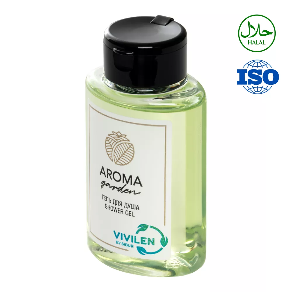 Гель для душа Aroma Garden 30 мл флакон (120 штук в упаковке)