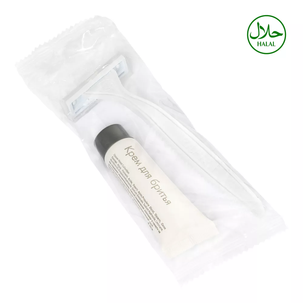 Бритвенный набор Aroma Garden картон (крем для бритья, станок, 200 штук в упаковке)