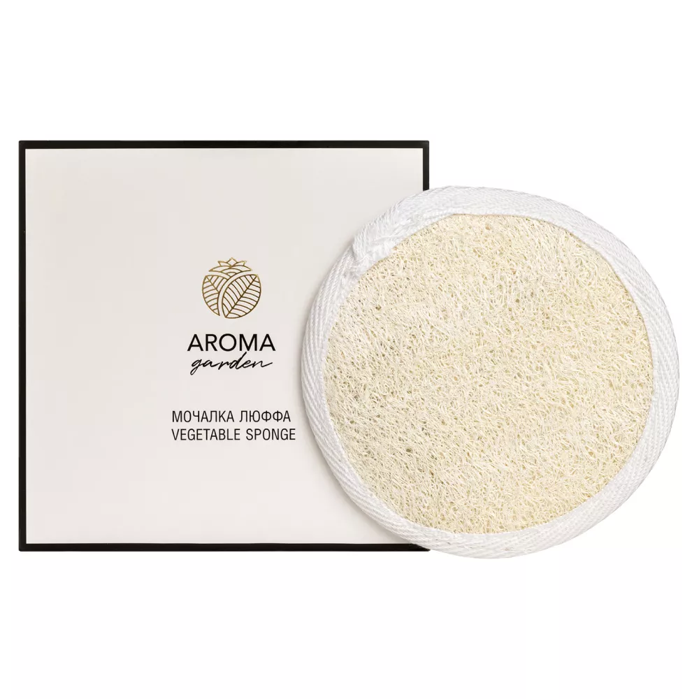 Губка для тела люффа Aroma Garden картон