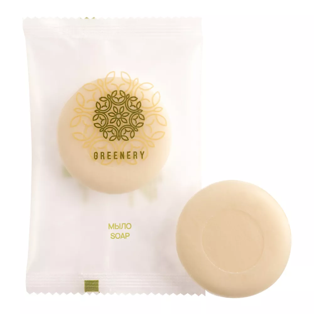 Мыло 20 г Greenery флоу-пак (500 штук в упаковке)