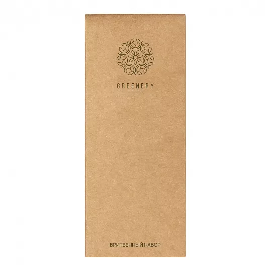 Бритвенный набор Greenery картон (крем для бритья, станок, 200 штук в упаковке)