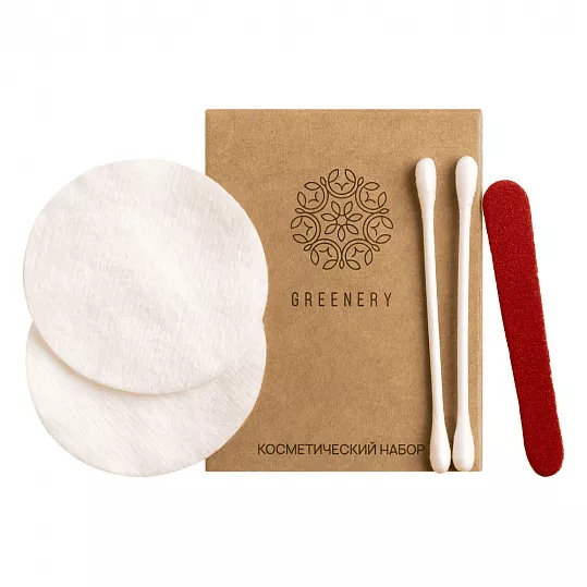 Косметический набор Greenery картон (300 штук в упаковке)