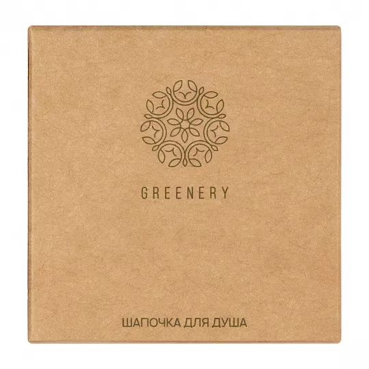 Шапочка для душа Greenery картон (250 штук в упаковке)