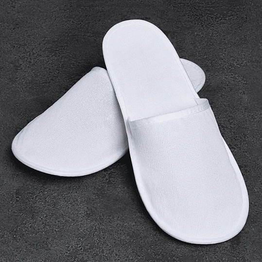 Гостиничные тапочки "Plush towel" №3, закрытый мыс 3 мм (240 пар в упаковке)