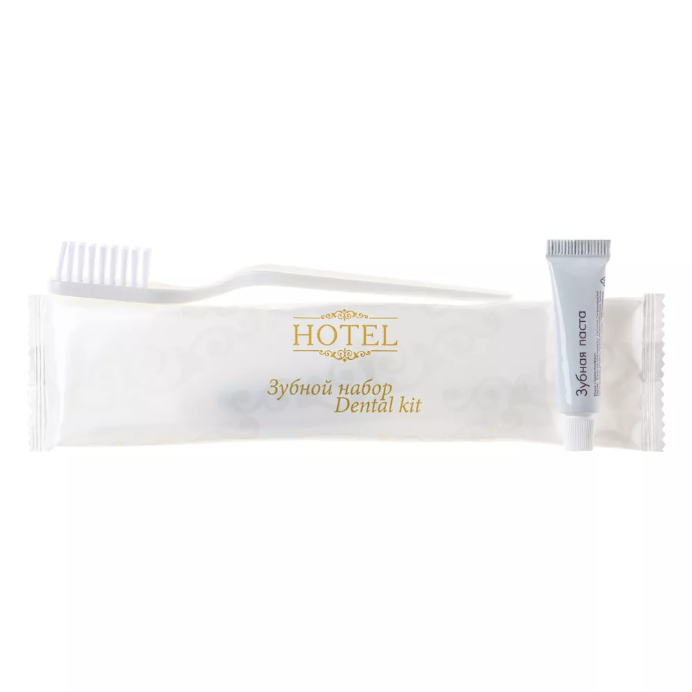 Зубной набор Hotel флоу-пак (300 штук в упаковке)