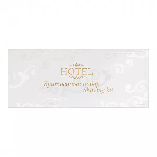 Бритвенный набор Hotel картон (крем для бритья, станок, 200 штук в упаковке)