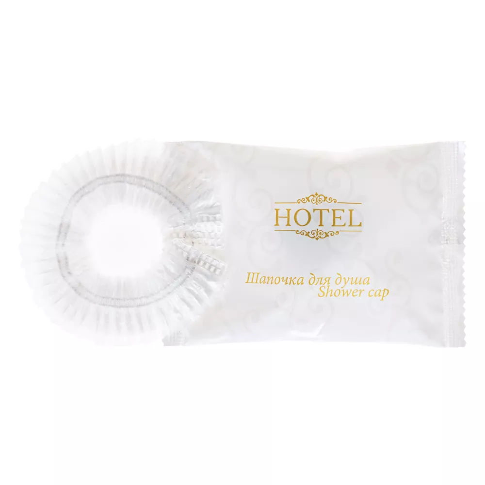 Шапочка для душа  Hotel флоу-пак (300 штук в упаковке)