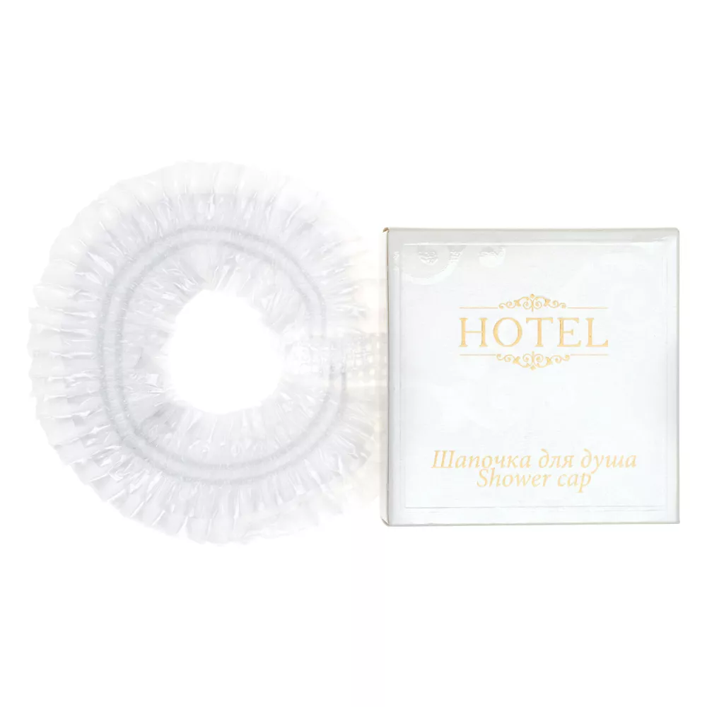 Шапочка для душа  Hotel картон (250 штук в упаковке)