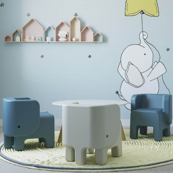 Детский стул Elephant Snow White