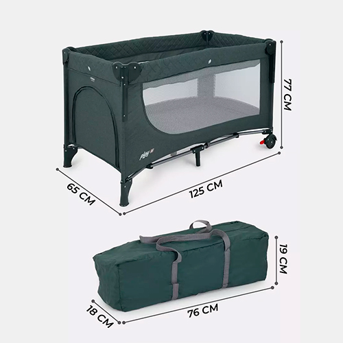 Манеж MowBaby Play Plus Dark green