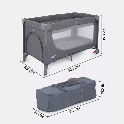 Манеж MowBaby Play Plus Grey