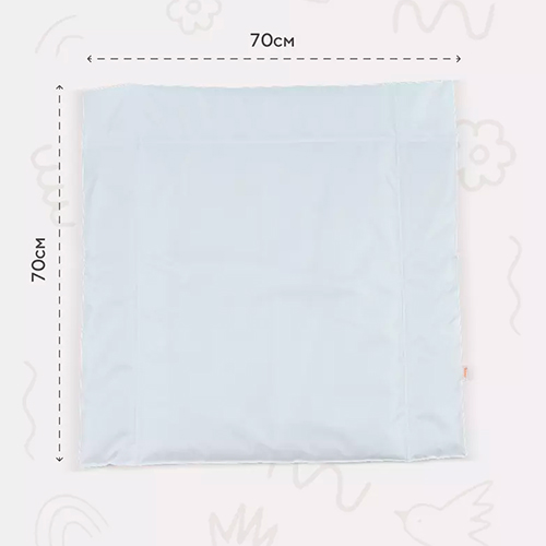 Пеленальный матрасик Rant 70x70 white