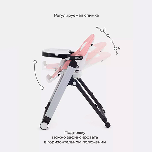 Стульчик для кормления Rant Onyx Cloud Pink