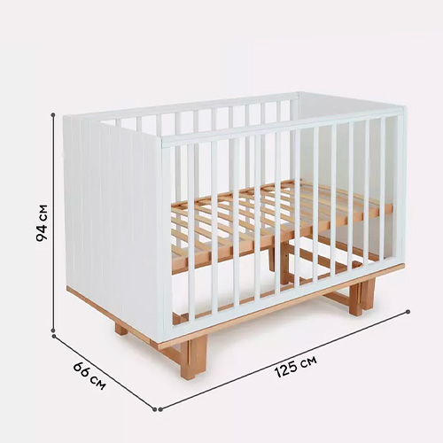 Кроватка Rant Bamboo маятник Cloud white