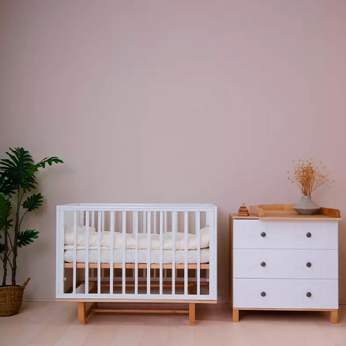 Кроватка Rant Bamboo маятник Cloud white