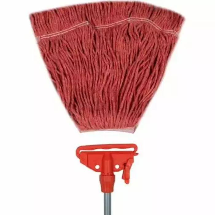 Швабра с мопом синяя NV хлопок-полиэстер 33 см NV-MOP300