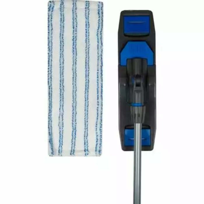 Швабра с мопом серая NV микрофибра 40 см NV-MOP3300