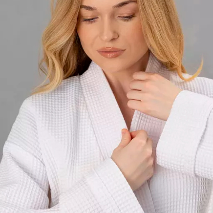 Халат вафельный ТС «Кимоно» Трейд Комфорт, 250 г/м² 