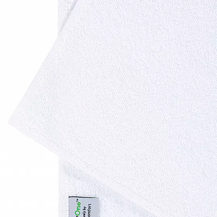 Полотенце махровое белое terryOne RING 450 г/м²