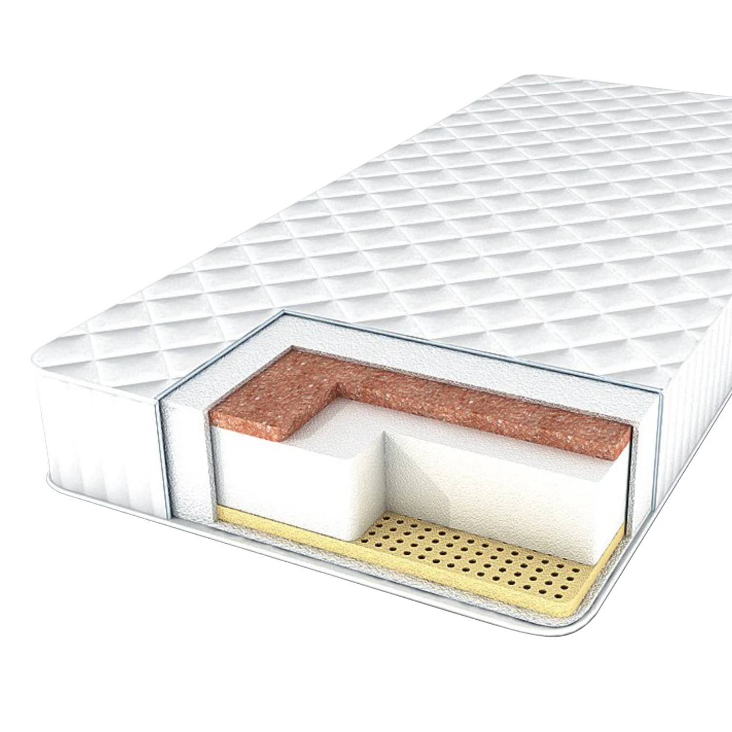 Матрас Soft Plus 119х59х14 см микрофибра 