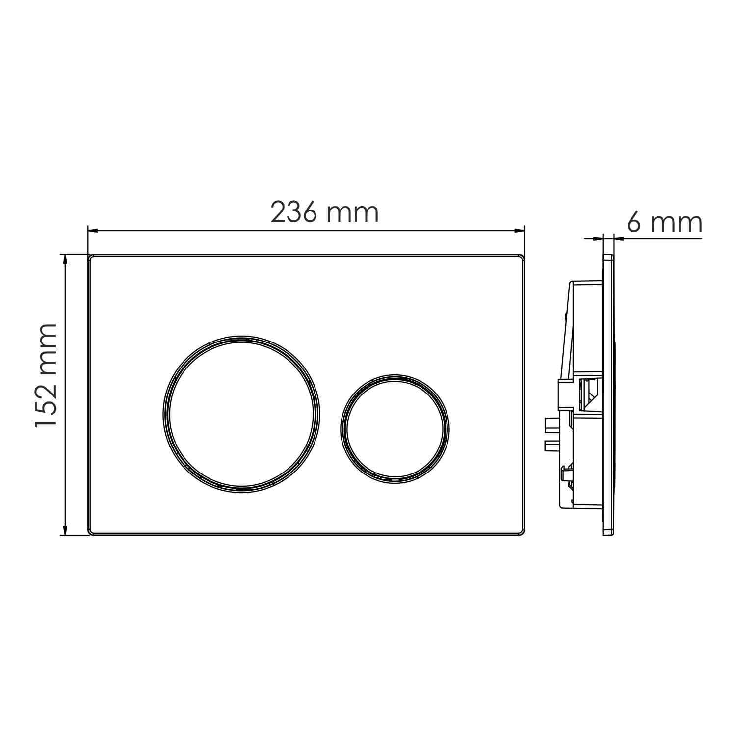 Система инсталляции для унитазов Abens 20TLT.010.ME.WH.MB02