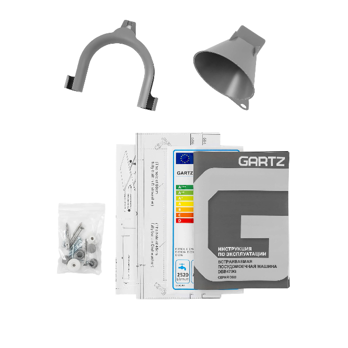 Посудомоечная машина встраиваемая 45см Gartz DBB470G IQ-wash