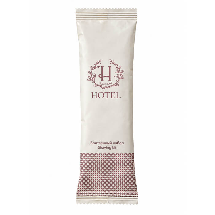 Бритвенный набор Hotel (гель для бритья 5 г, станок, 250 штук в упаковке)