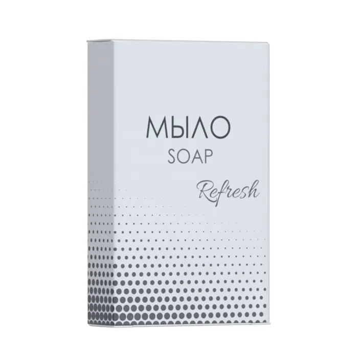 Мыло туалетное Refresh 13 г картонная коробка (500 штук в упаковке)